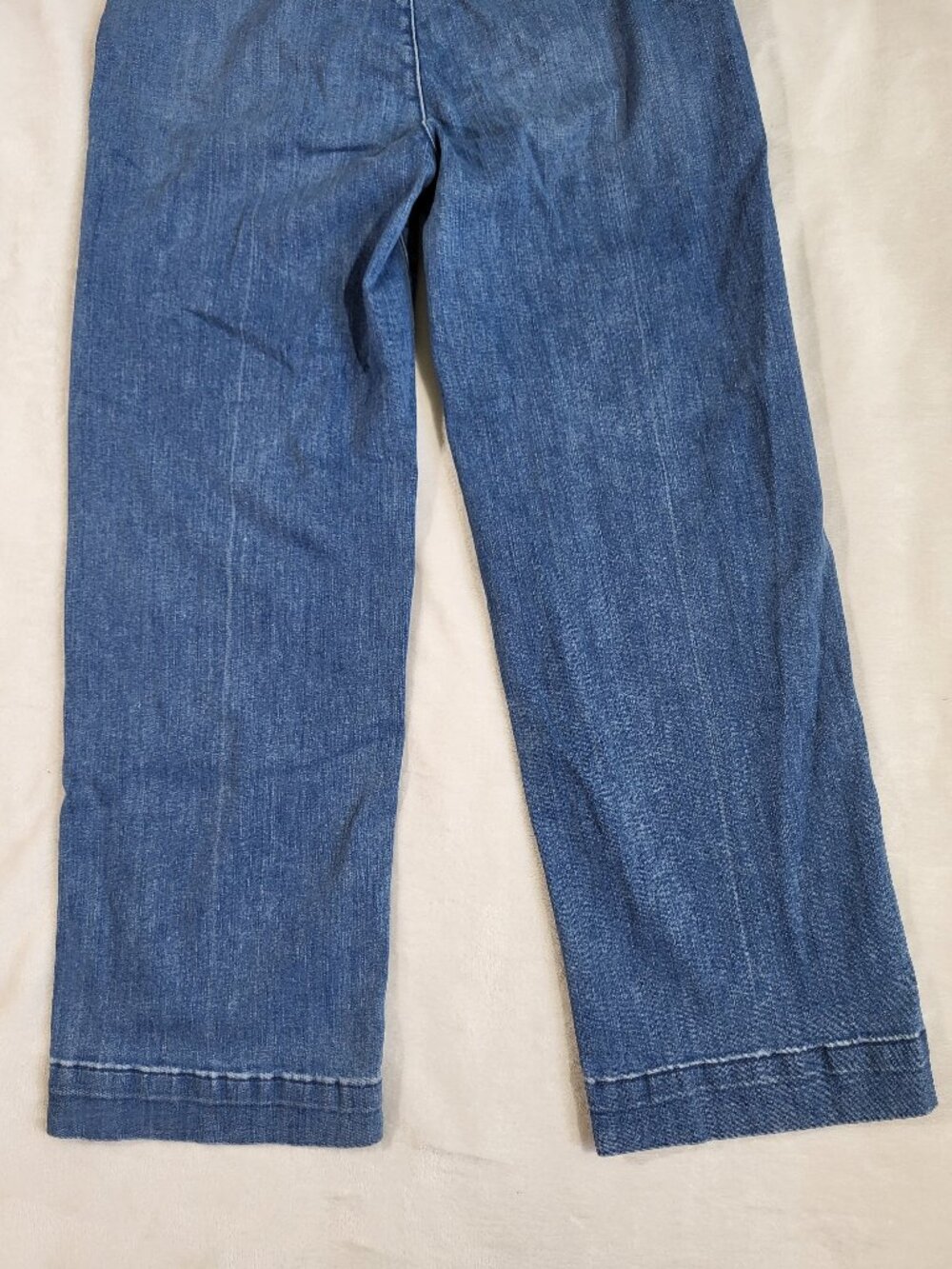Mother The Cinch Greaser Ankle Jeans in Sorry I'm Staring Wide Leg Boho Coastal - Picture 14 of 14
